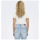 Only Γυναικεία κοντομάνικη μπλούζα Cropped Top